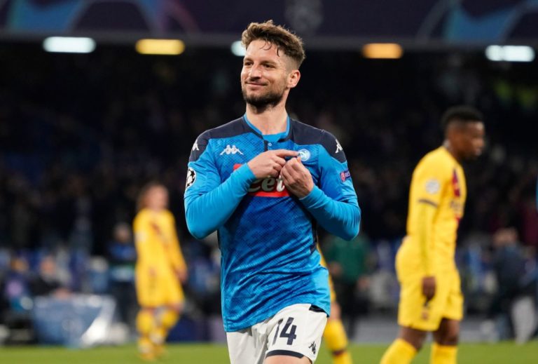 Griezmann risponde a Mertens, Napoli-Barcellona 1-1