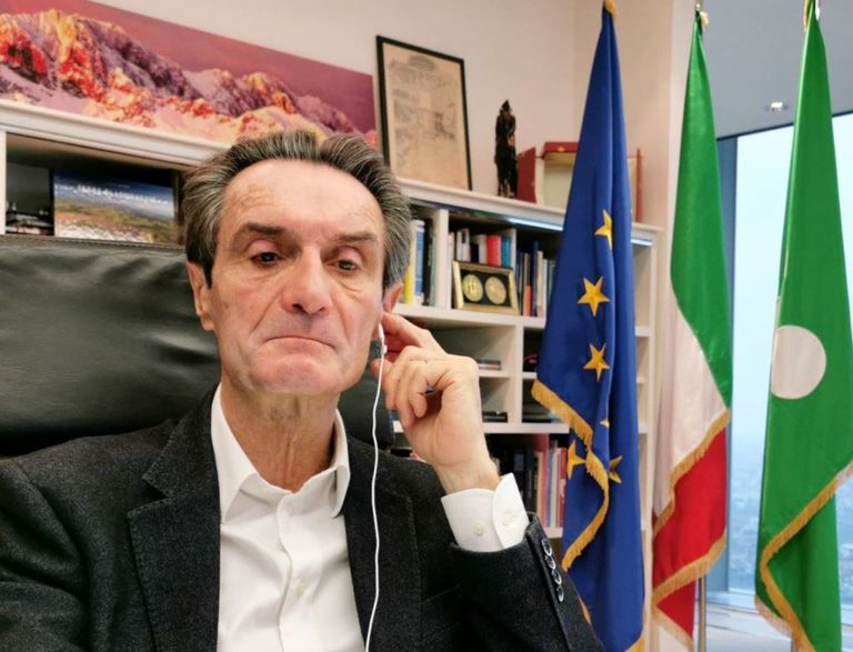 Fontana “In Lombardia progressione contagio non e’ piu’ esponenziale”