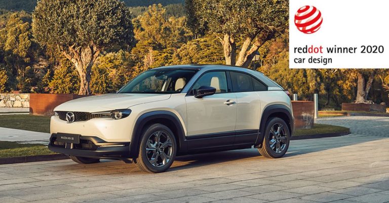 Mazda CX-30 e MX-30 vincono il premio di design Red Dot 2020