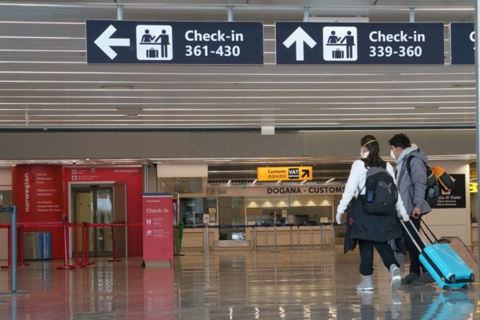AEROPORTO LEONARDO DA VINCI EFFETTI CORONAVIRUS