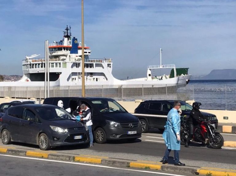 Coronavirus, controlli al porto e stazione di Messina