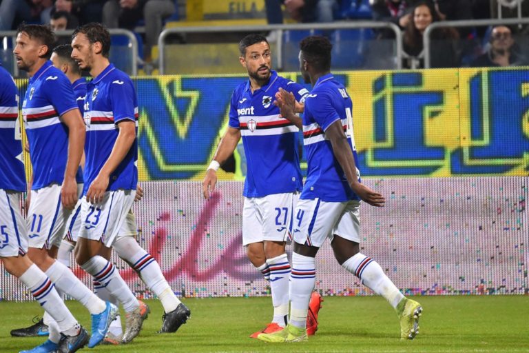 Doppietta Quagliarella, la Samp batte 2-1 il Verona