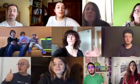 Coronavirus, Spagna si fa coraggio con “Facciamo finta che…”