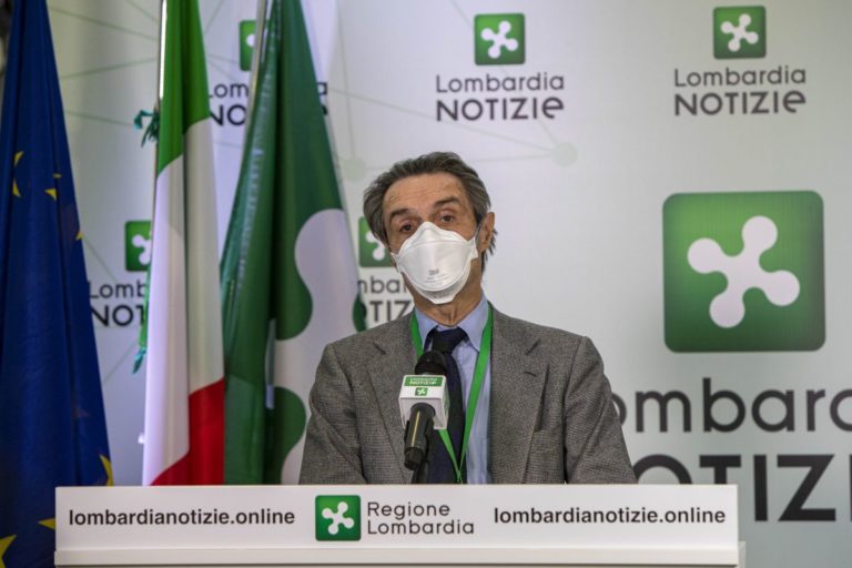 Fontana “La curva dei contagi rallenta ma molto lentamente”