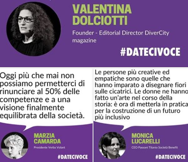 Parita’ di genere, Dateci Voce lancia sabato un flashmob virtuale