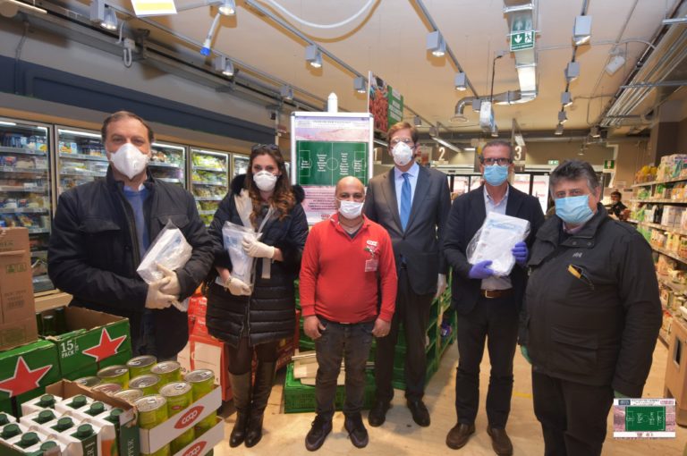 Coronavirus, gara di solidarietà per famiglie bisognose