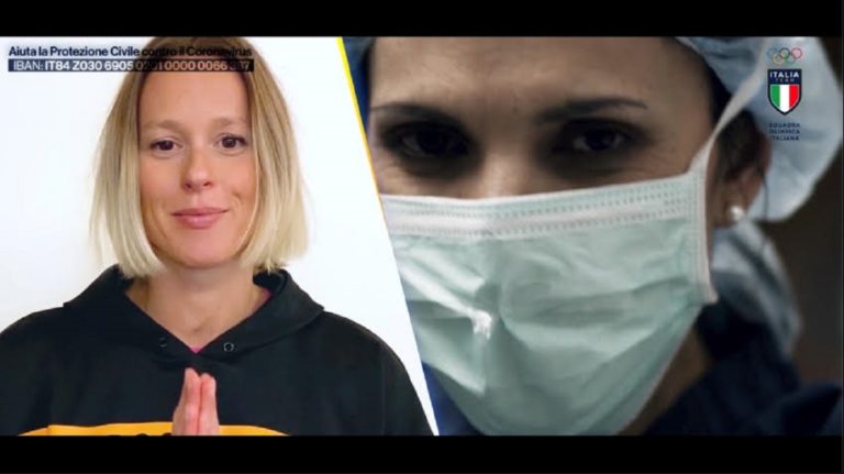 Lo sport olimpico italiano al fianco di medici e infermieri