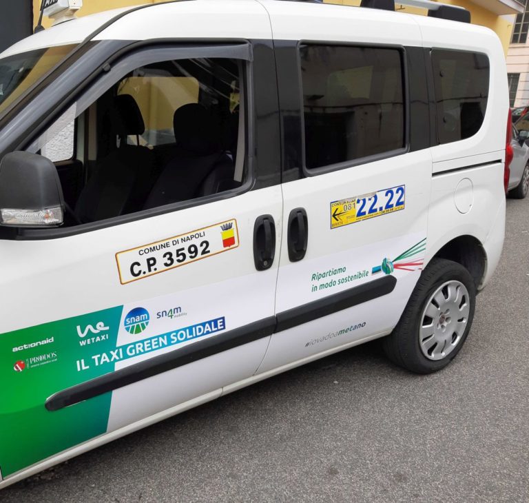A Napoli “Taxi Green Solidali” in aiuto famiglie bisognose
