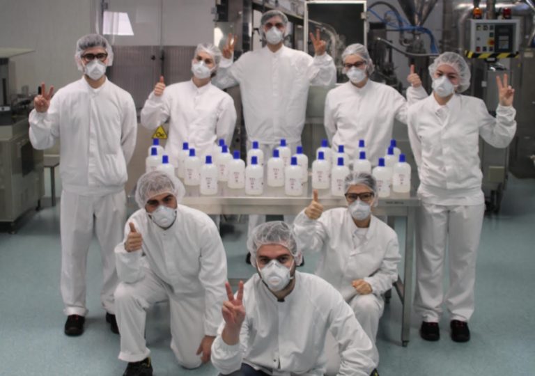 Coronavirus, da Menarini nuove donazioni e record gel disinfettante