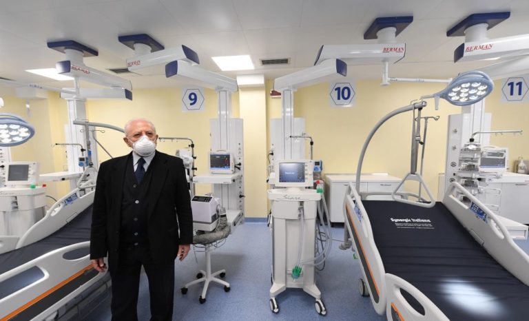De Luca “Nuova terapia intensiva all’ospedale Boscotrecase”