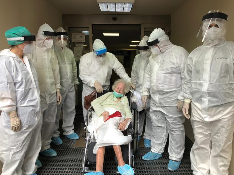 Coronavirus, donna di 100 anni guarita e dimessa da ospedale Partinico