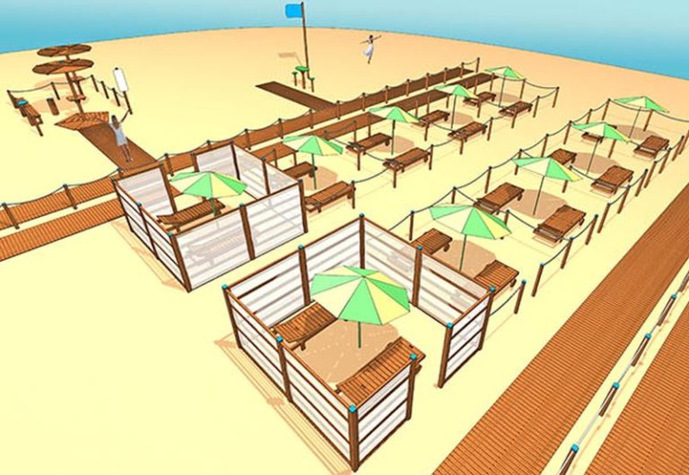 Coronavirus, per spiagge sicure arriva la proposta in legno