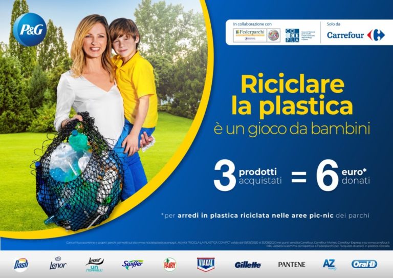 “Riciclare plastica e’ un gioco da bambini”, al via campagna per i parchi
