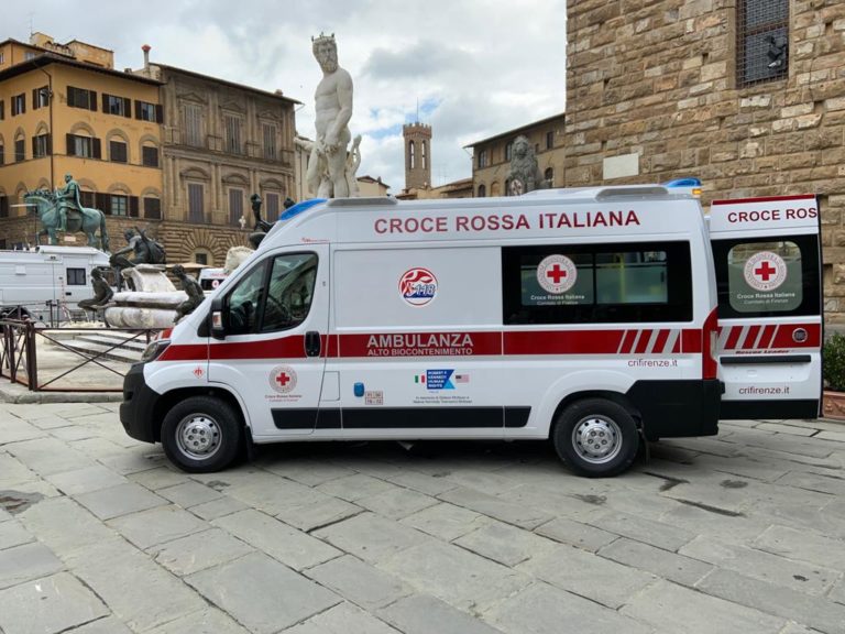 Firenze, RFK Human Rights Italia dona un’ambulanza alla Croce Rossa