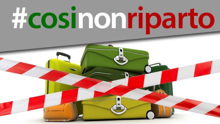 Il turismo organizzato lancia #cosinonriparto