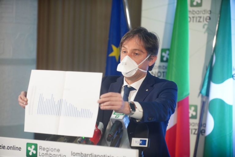In Lombardia tasso di contagio inferiore alla media italiana