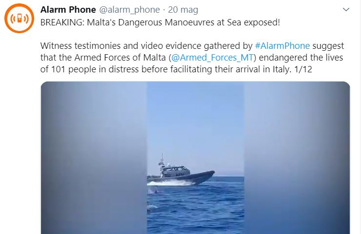 Migration, Malta denies pushback allegations made by Alarm Phone