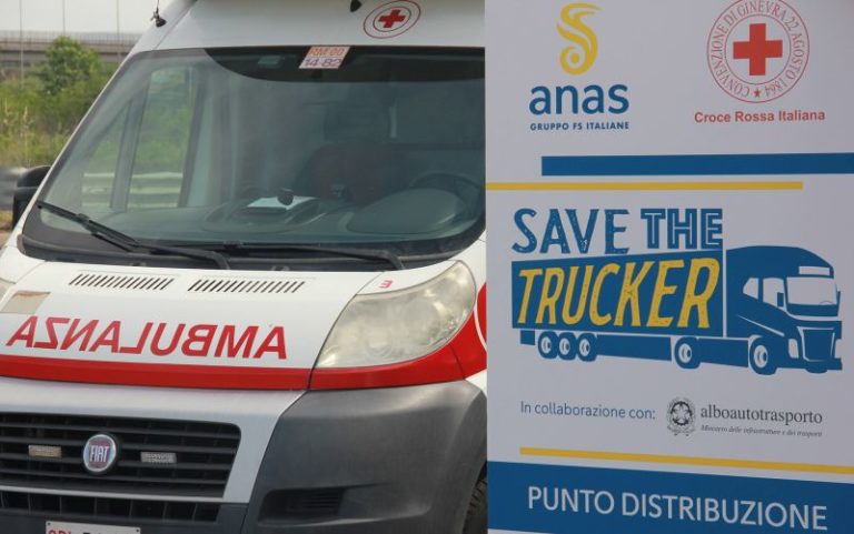 Anas e Croce Rossa per sicurezza autotrasportatori