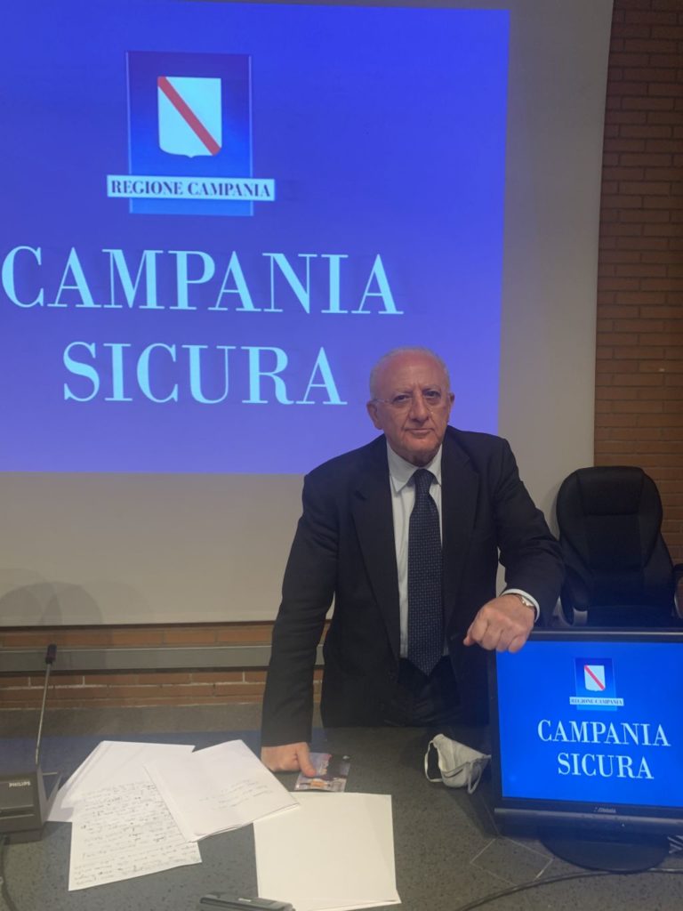 Turismo e Cultura, De Luca “Parola d’Ordine ‘Campania Sicura’”
