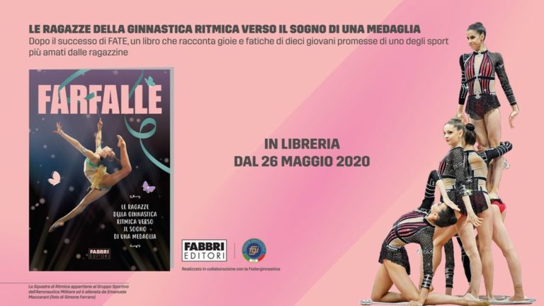 Le azzurre della ritmica fra foto e racconti, esce “Farfalle”