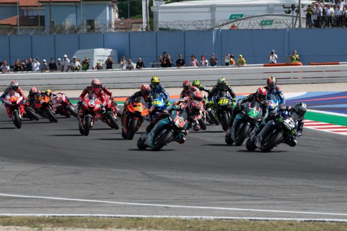 sunday warm-up & race of the MotoGP of San Marino and Riviera di Rimini