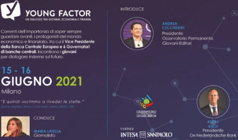 Seconda edizione “Young Factor” a giugno 2021 a Milano