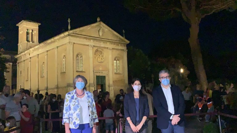 Nuova illuminazione per il borgo di Ostia antica