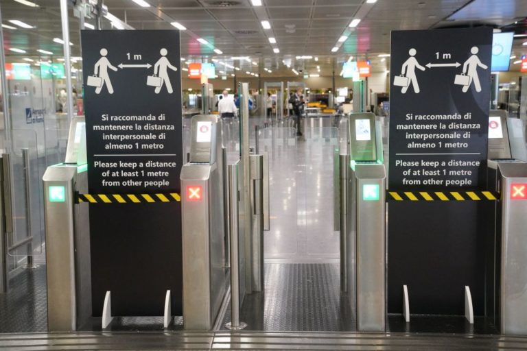 Gli scali romani primi al mondo per il sistema di prevenzione covid