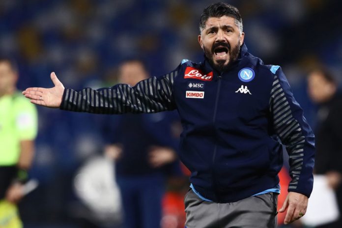 Gattuso, Napoli-Parma serie A