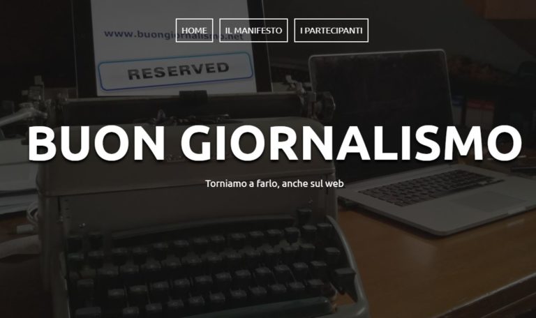 Nasce Buongiornalismo.net, alleanza per l’informazione di qualità
