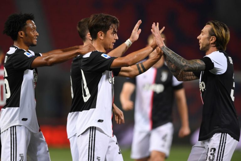 La Juve passa a Bologna, in gol Ronaldo e Dybala