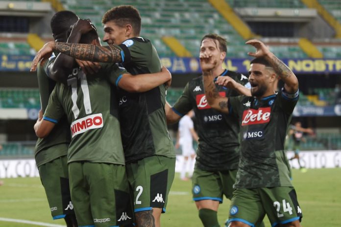 Hellas Verona-Napoli serie A