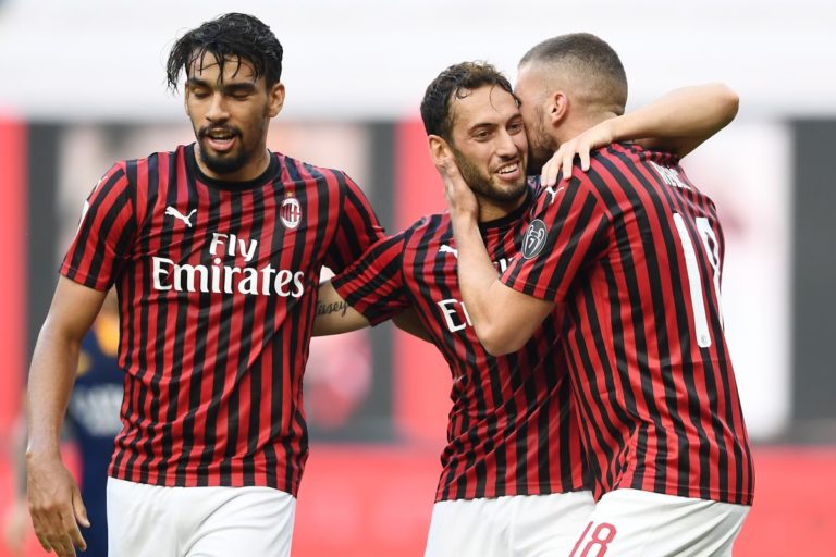 Il Milan corre verso l’Europa, battuta 2-0 la Roma