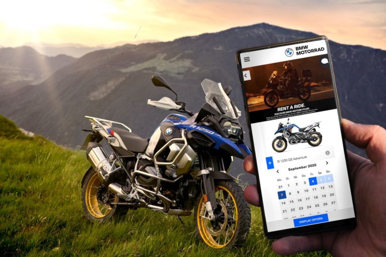 BMW Motorrad continua a espandere Rent a Ride