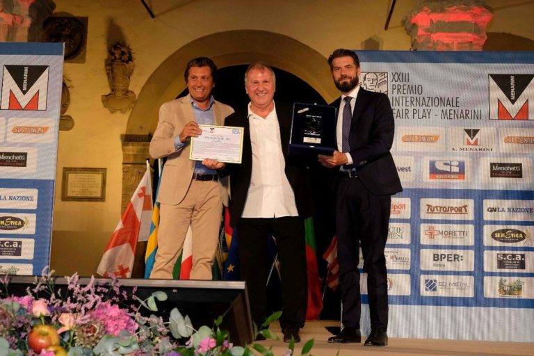 Menarini, il 10 settembre XXIV edizione Premio Internazionale Fair Play