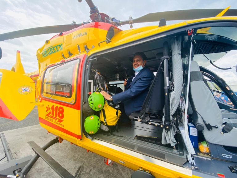 Sanità, raddoppia l’elisoccorso in Liguria: nuova base nel Ponente