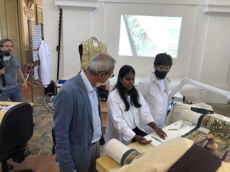Restauro degli Arazzi fiamminghi di Marsala, visite al cantiere