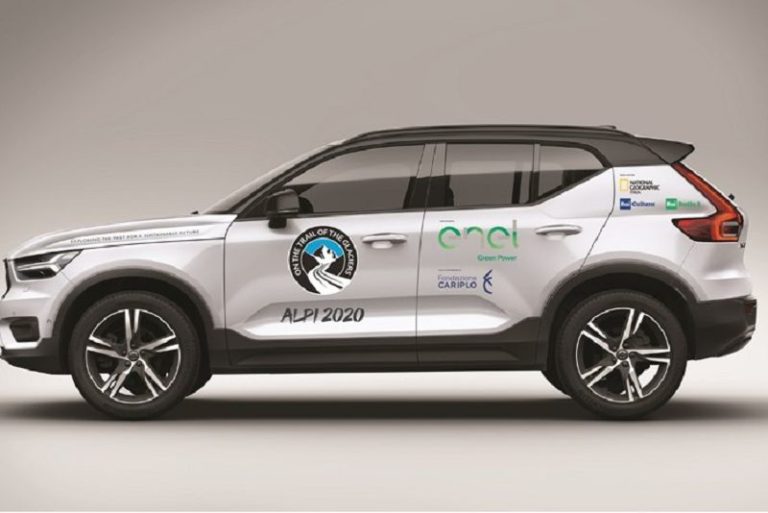 Tre Volvo plug-in hybrid per la spedizione Alpi 2020