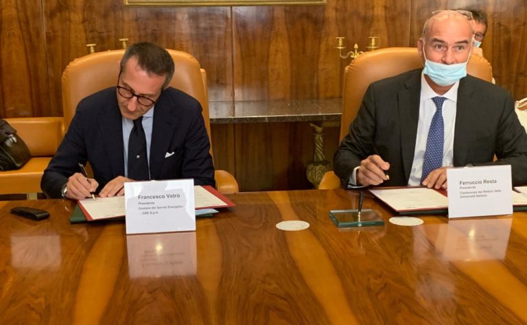 Sviluppo sostenibile delle Università, accordo fra la CRUI e il GSE