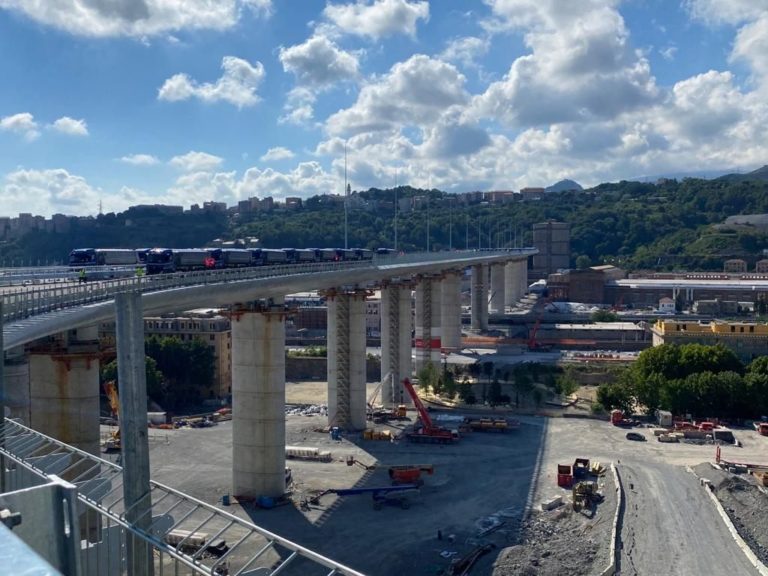 Il nuovo Ponte di Genova sarà percorribile dal 5 agosto
