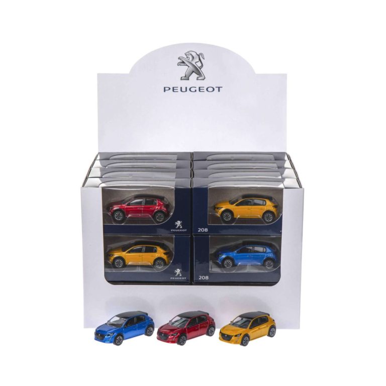 Peugeot presenta i modellini in scala di nuova 208
