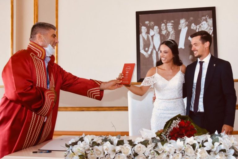 Si è sposato Andrea Baldini con la fiorettista turca Irem Karamete