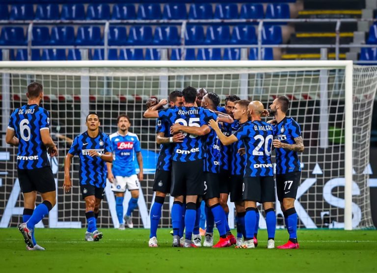 D’Ambrosio-Martinez, l’Inter regola il Napoli per 2-0