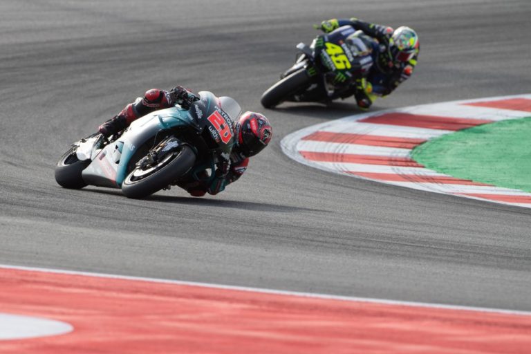 Bis di Quartararo a Jerez, Rossi sul podio dopo 15 mesi
