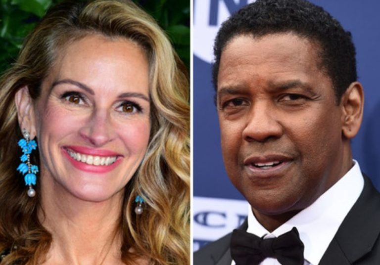 Washington e Roberts insieme sul set dopo 27 anni