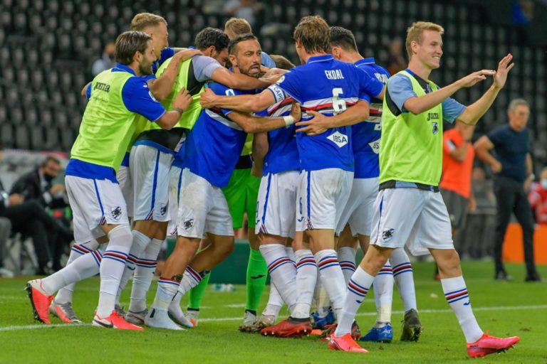Samp vince a Udine, pareggio in extremis per Parma e Fiorentina