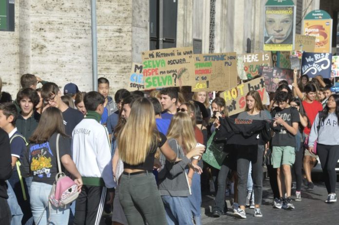 MANIFESTAZIONE DEI GIOVANI PER IL CLIMA, GLOBAL STRIKE FOR THE FUTURE