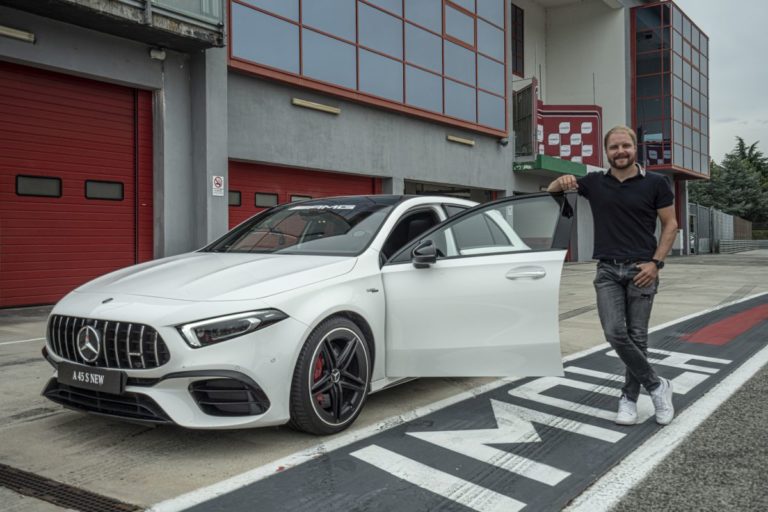 Bottas e Mercedes-AMG A 45 alla scoperta dei segreti di Imola