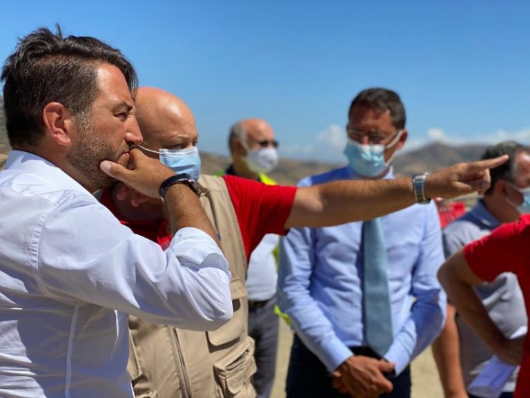Infrastrutture, Cancelleri visita cantieri SS189 Palermo-Agrigento