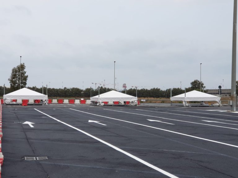 Coronavirus, in aeroporto Fiumicino nuovo drive-in per test rapidi